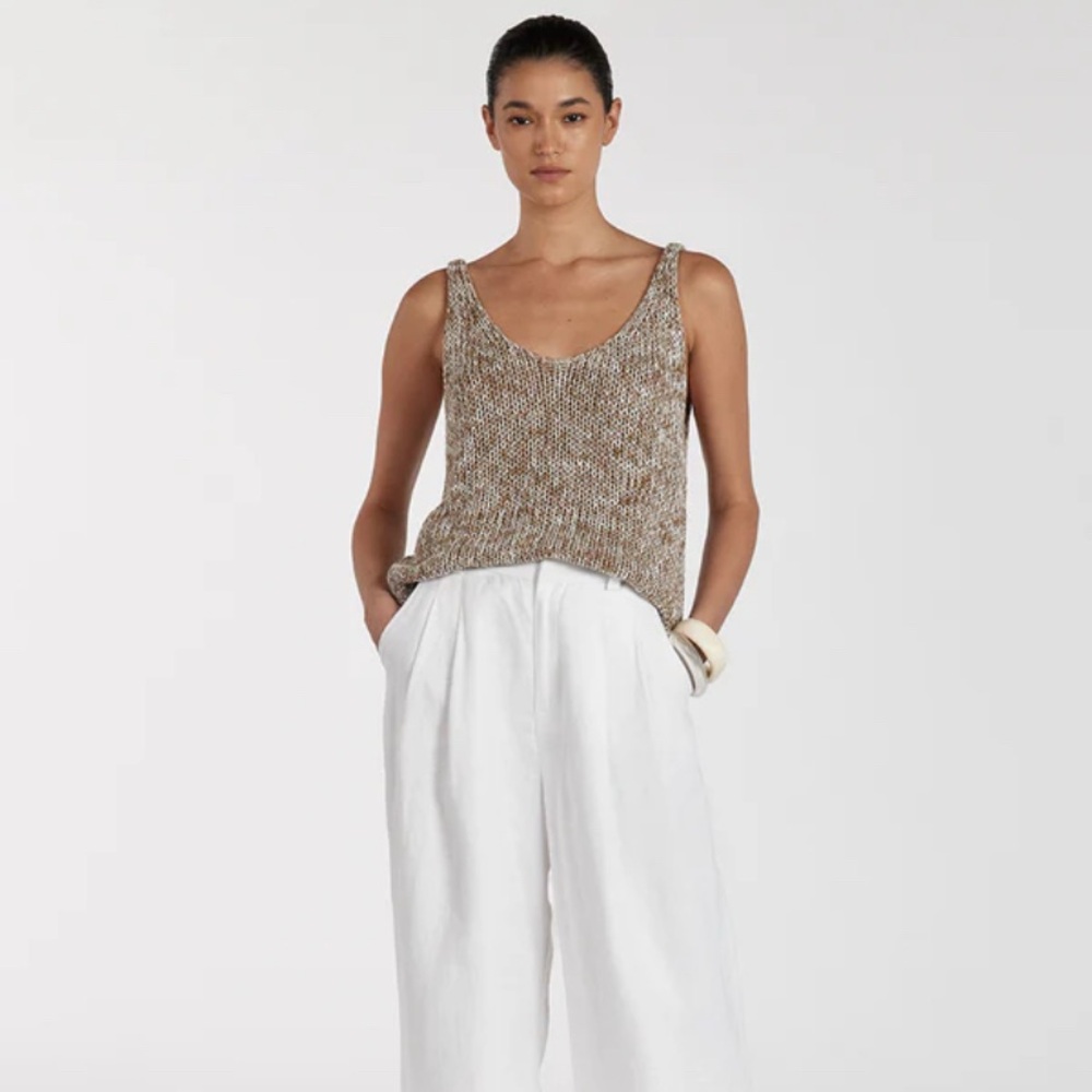DISSH-Heidi Tan Marle Scoop Knit Tank